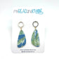 Clay Earrings Ocean Gem