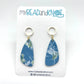 Clay Earrings Ocean Gem