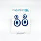 Clay Earrings Evil Eye