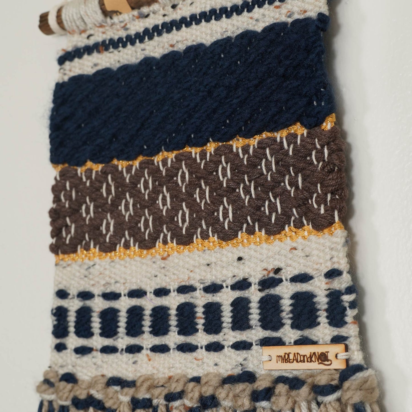 Brown & Blue Weaving