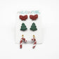 Clay Earrings Christmas Collection (stud packs)