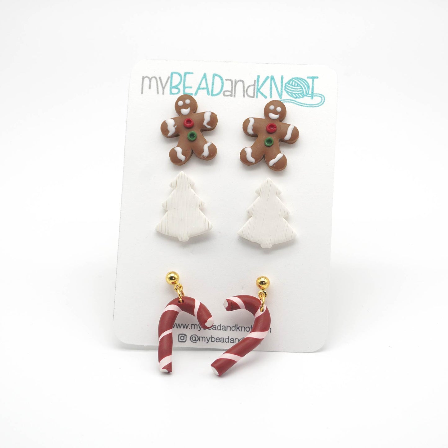 Clay Earrings Christmas Collection (stud packs)