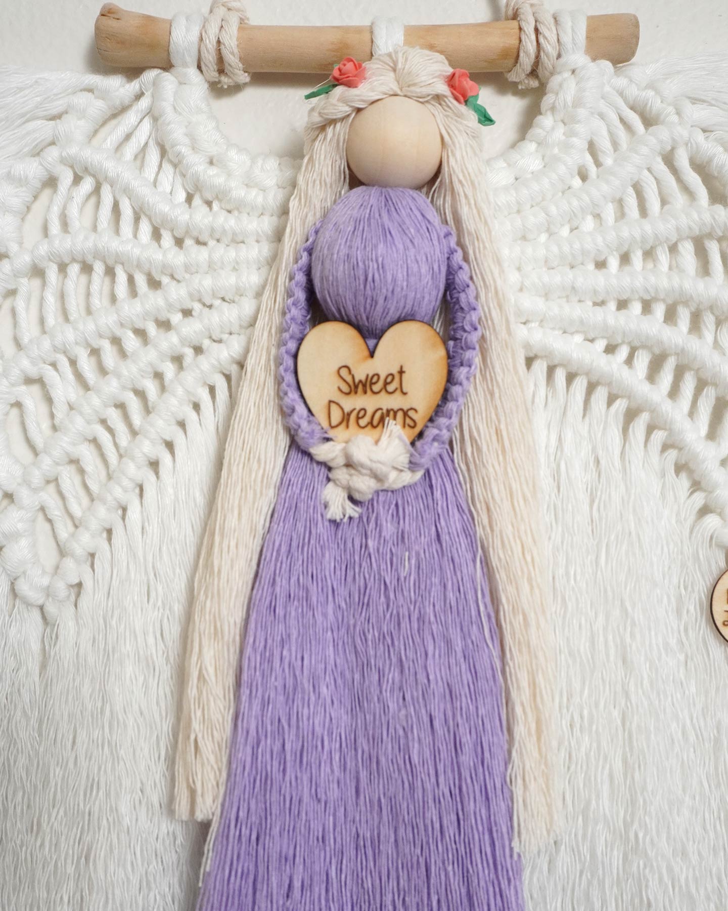 Guardian Angel (branch hanging-purple dress)