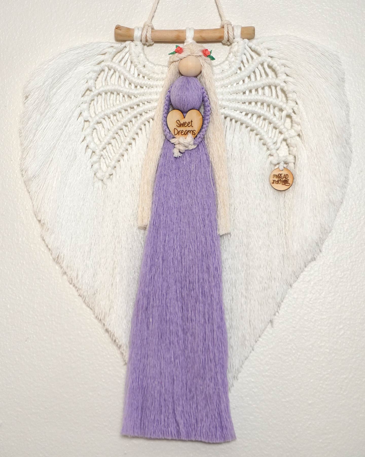 Guardian Angel (branch hanging-purple dress)