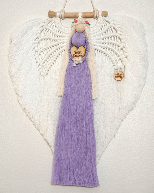 Guardian Angel (branch hanging-purple dress)