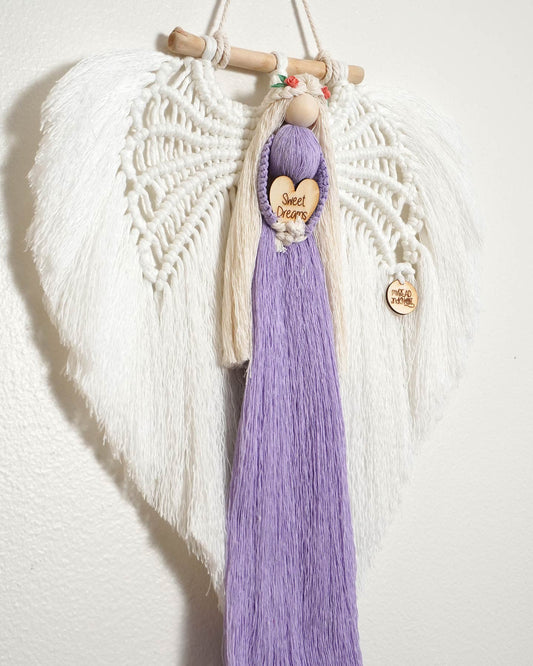 Guardian Angel (branch hanging-purple dress)